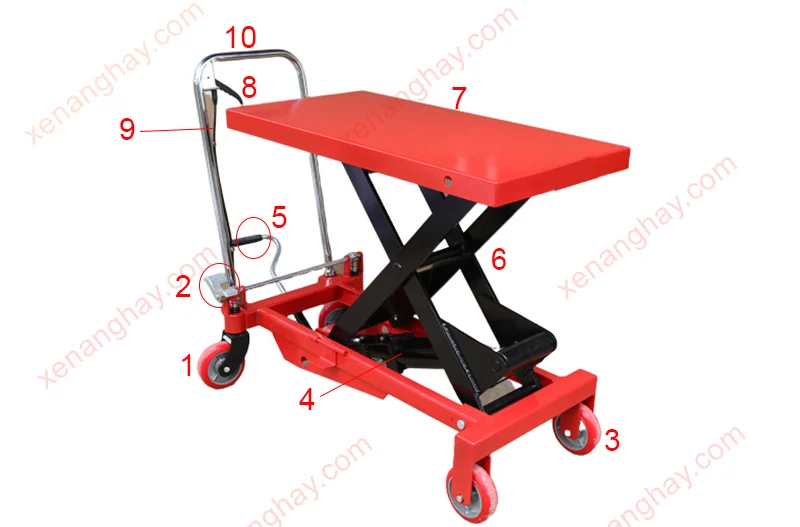 Xe nâng mặt bàn 1000Kg Noblelift TF100
