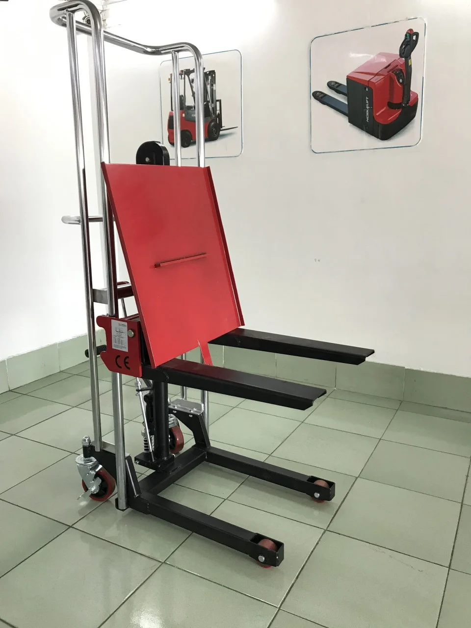 Xe nâng tay cao mini 400 Kg Noblelift - PS04 - Ảnh 3
