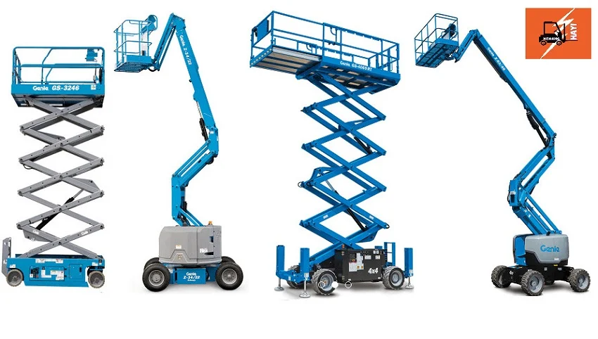 Báo giá xe nâng người Đà Nẵng cắt kéo, boom lift, làm việc trên cao
