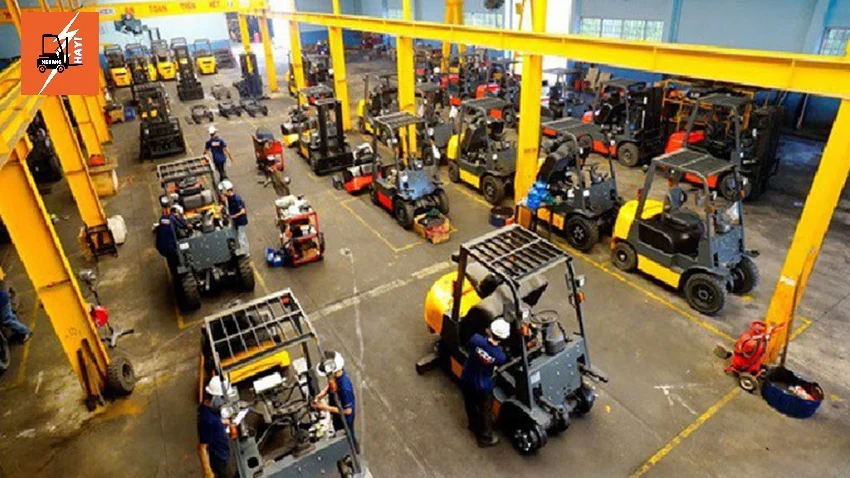 Dịch vụ sửa chữa và cho thuê xe nâng tận nơi tại KKT Dũng Quất Quảng Ngãi - Xe Nâng Hay
