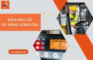 den bao loi xe nang komatsu la gi
