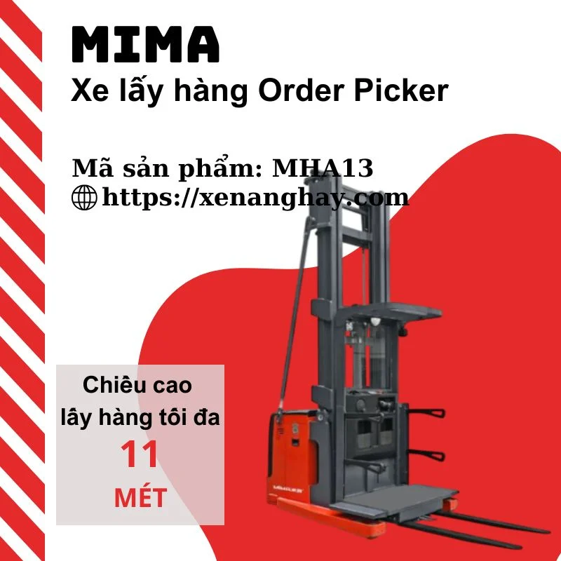 Xe lấy hàng MHA13 Mima