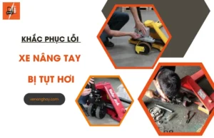 xe nang tay bi tut hoi