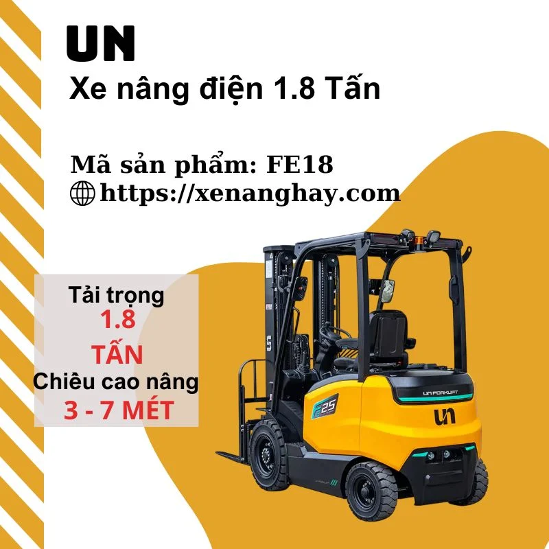 Xe nâng điện 1.8 tấn