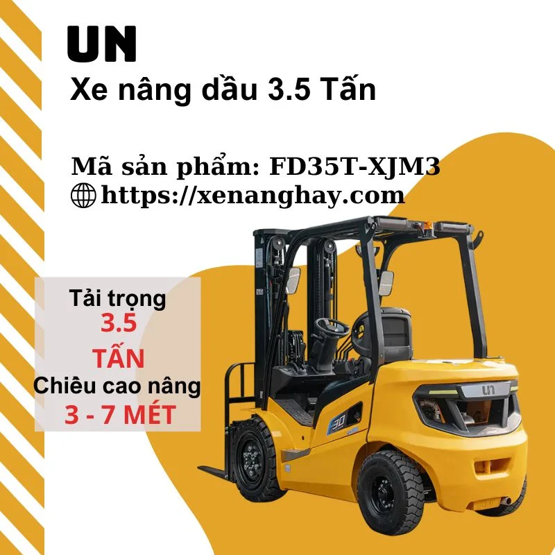 Xe nâng dầu 3.5 tấn FD35