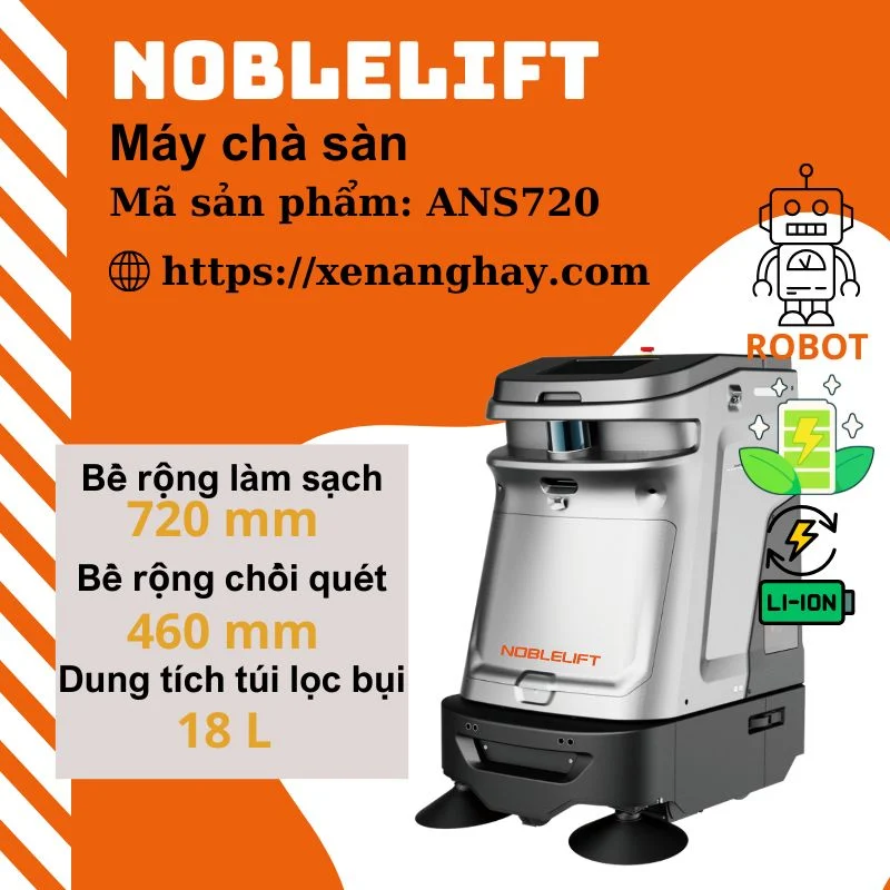 Máy chà sàn tự động ANS720 Noblelift