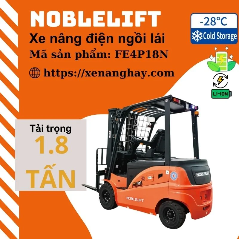 Xe nâng điện kho lạnh FE4P18N Noblelift