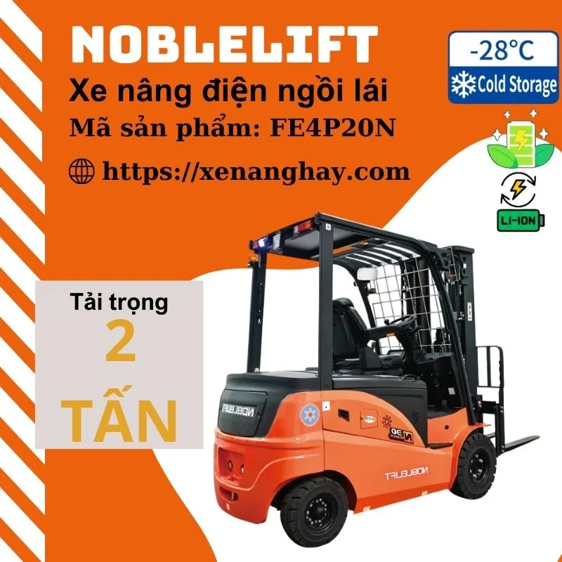 Xe nâng điện kho lạnh FE4P20N Noblelift