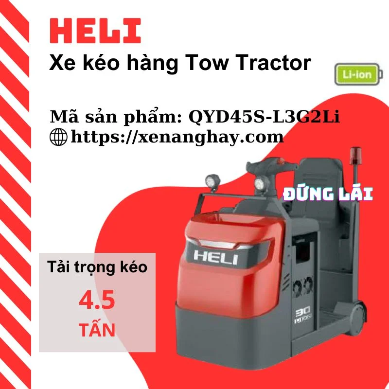 Xe kéo hàng QYD45S-L3G2LI Heli đứng lái