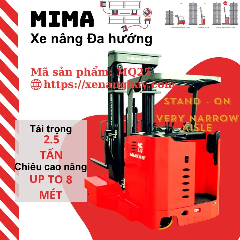 Xe nâng đa hướng MQ25 Mima