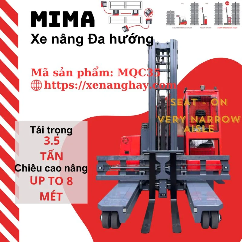 Xe nâng đa hướng MQC35 Mima