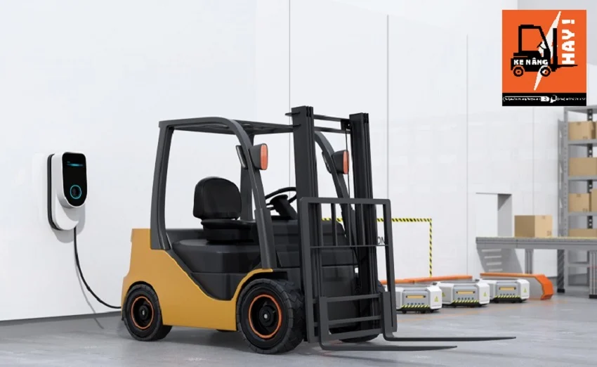 Xe nâng điện sạc bao lâu? Cách sạc không chai Pin