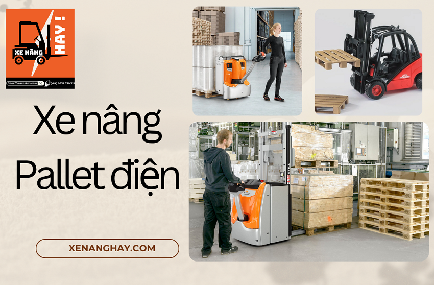 xe nang pallet dien la gi